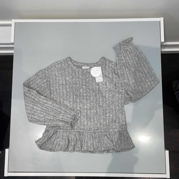 Gap – 2 piece set Girls Size 5 – Heathered Grey - NEW WITH TAGS - Picture 4 of 5